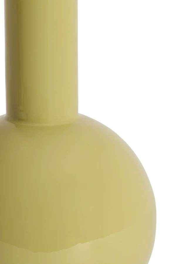 Lamp base 19,5x38,5 cm BENAO shiny olive green