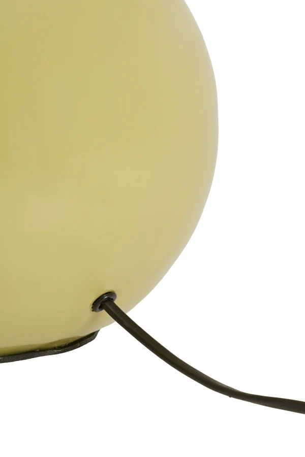 Lamp base 19,5x38,5 cm BENAO shiny olive green