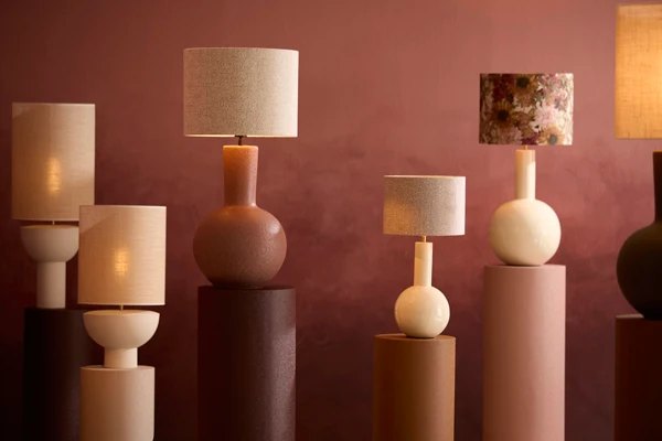 Lamp base 19,5x38,5 cm BENAO shiny cream