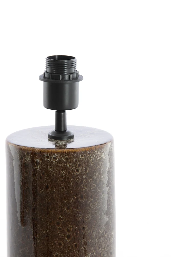Lamp base 14x52 cm FRANIA ceramics dark brown