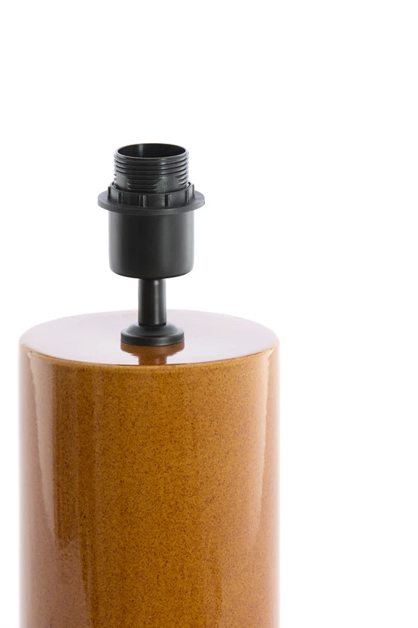 Lamp base 14x52 cm FRANIA ceramics cognac