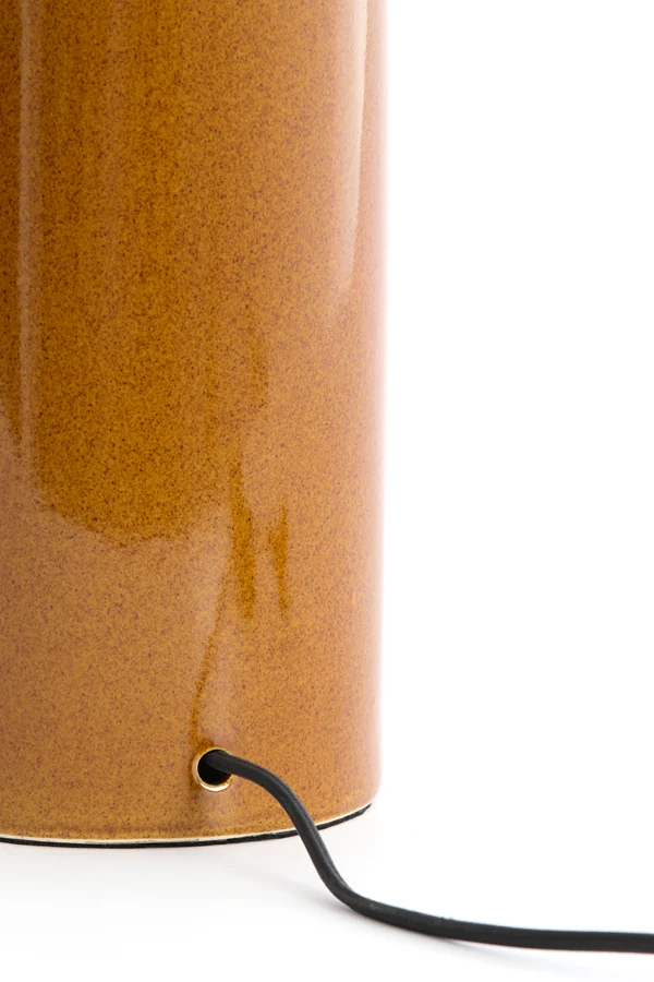 Lamp base 14x44 cm FRANIA ceramics cognac