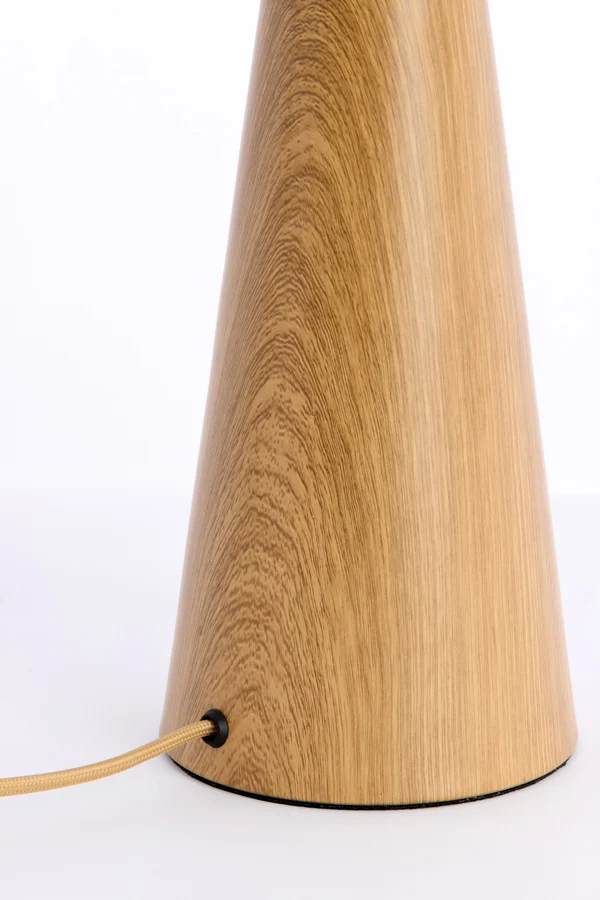 Lamp base 14x40 cm DINAN wood print natural