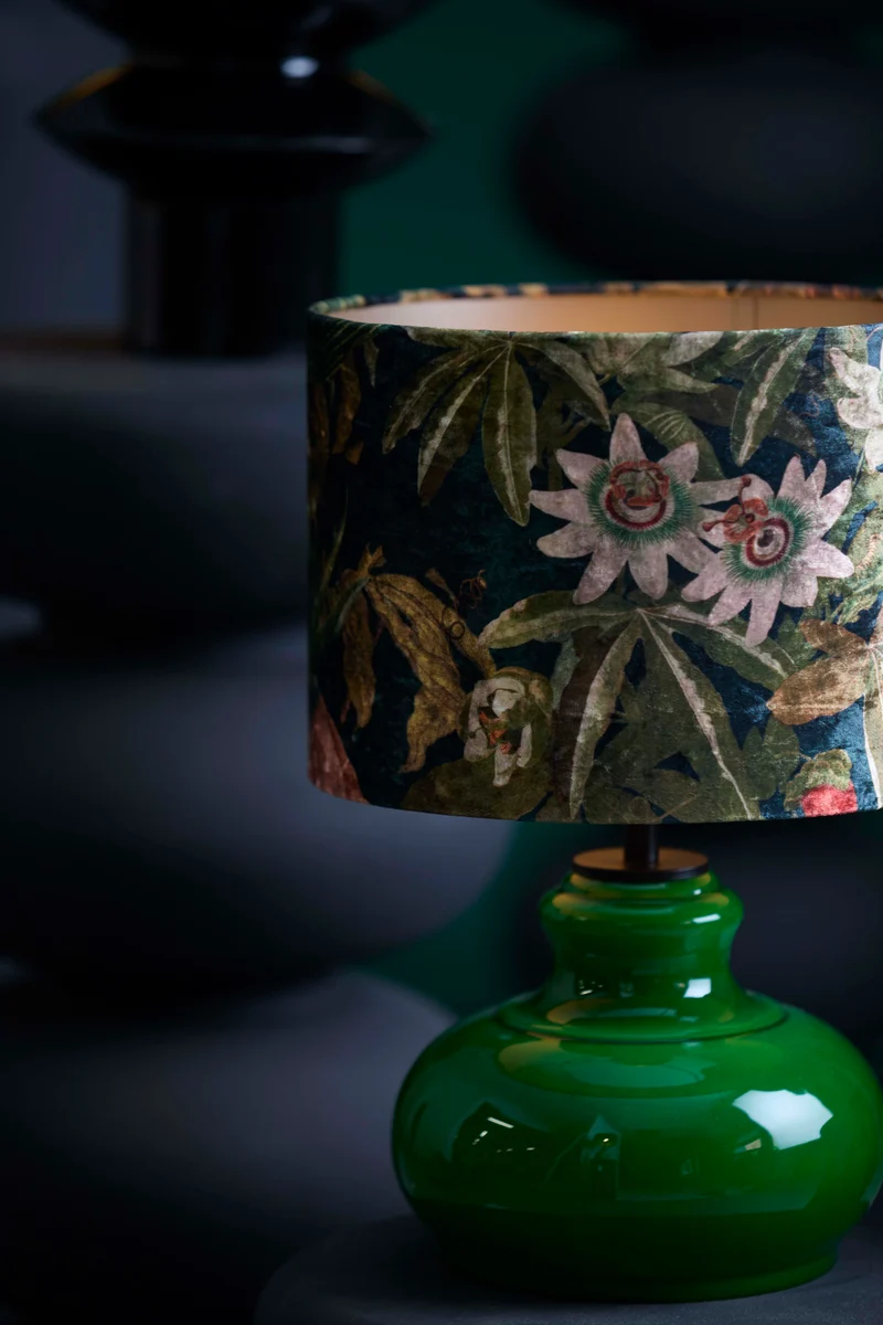 Lamp base 23x28,5 cm VERDE glass green