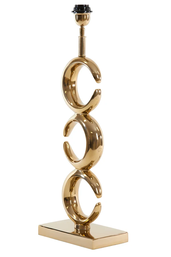 Lamp base 23x13x65 cm MAAN light gold