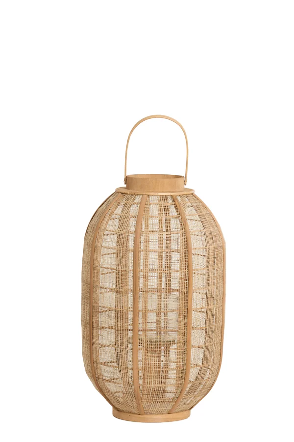 Hurricane 34x56 cm CIVENNA raffia natural+wood natural