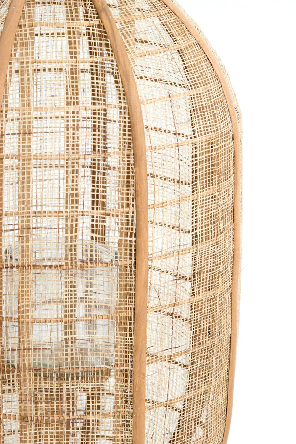 Hurricane 34x56 cm CIVENNA raffia natural+wood natural