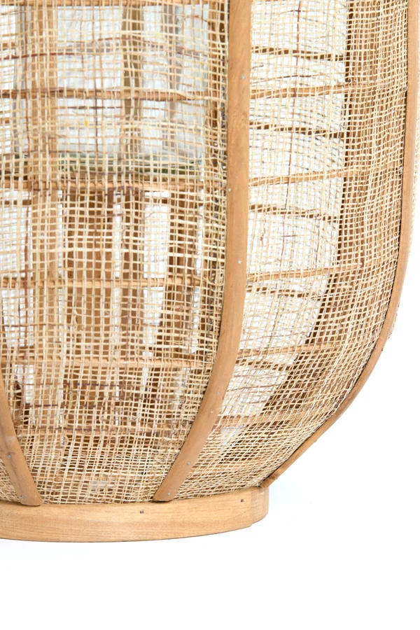 Hurricane 34x56 cm CIVENNA raffia natural+wood natural