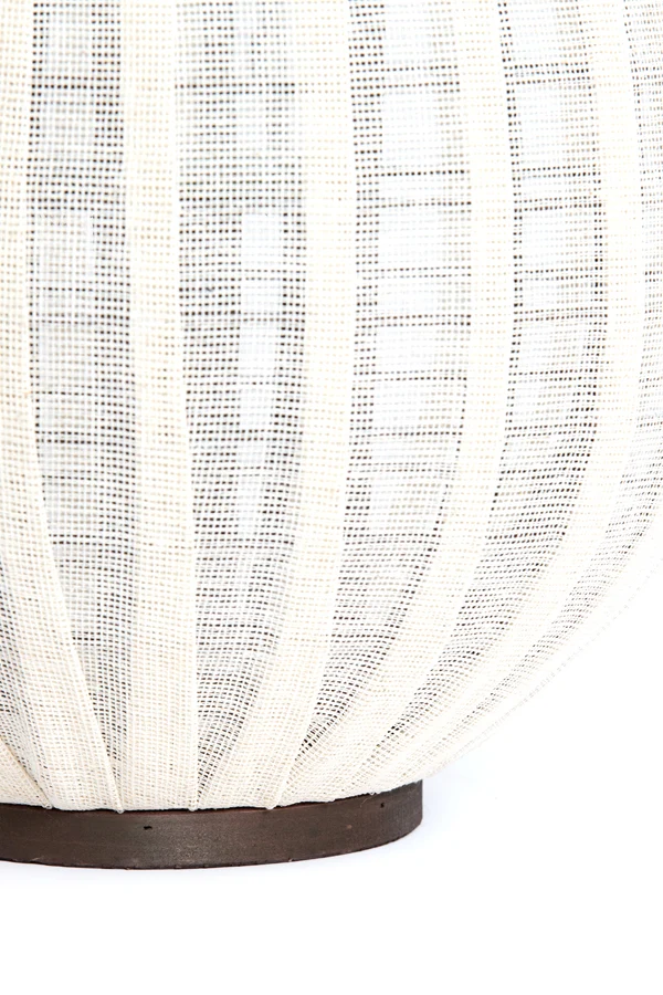 Hurricane 32x40 cm DAZIO linen natural+dark brown wood
