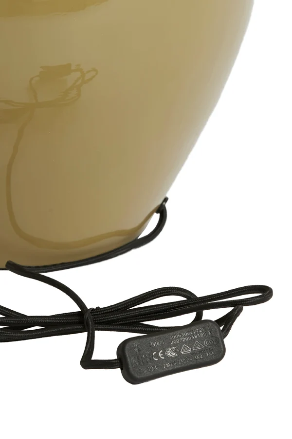 Lamp base 33x51 cm NANA shiny olive green