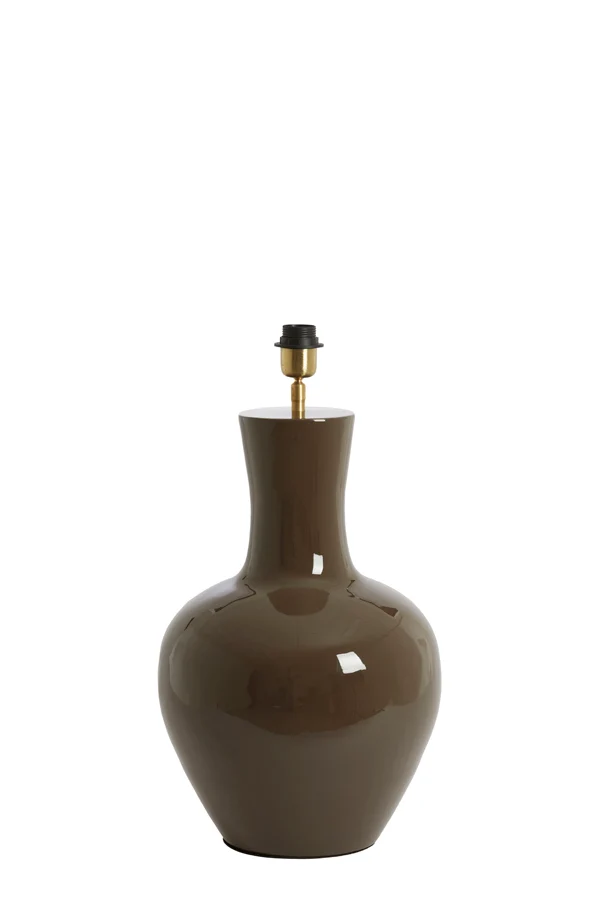 Lamp base 33x51 cm NANA shiny dark brown