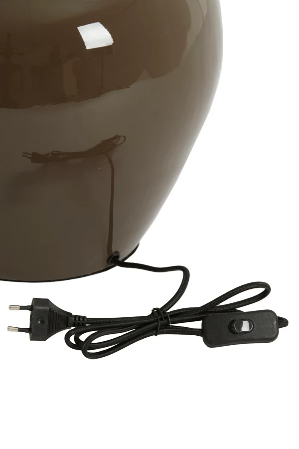 Lamp base 33x51 cm NANA shiny dark brown