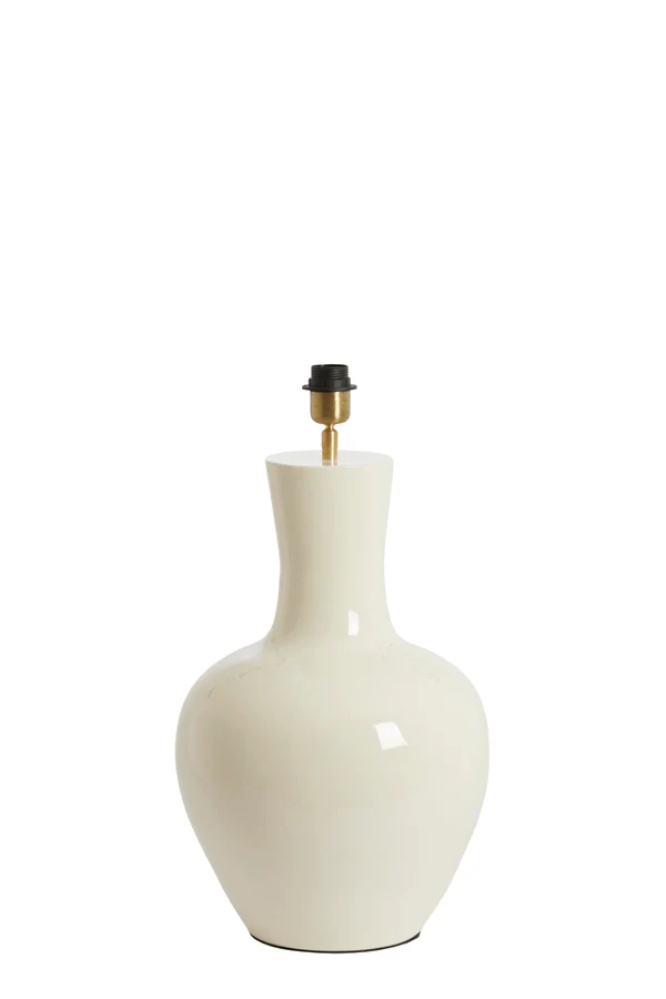 Lamp base 33x51 cm NANA shiny cream
