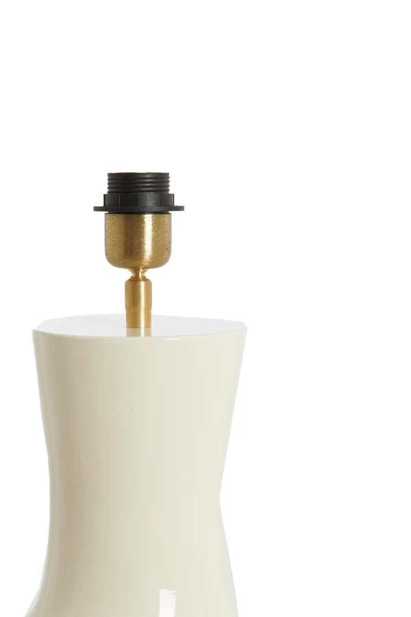 Lamp base 33x51 cm NANA shiny cream