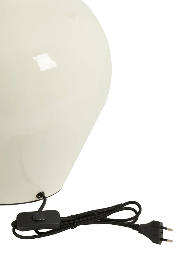 Lamp base 33x51 cm NANA shiny cream