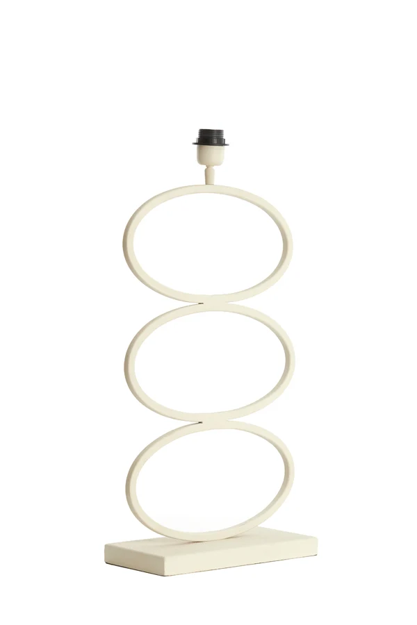 Lamp base 33x17x59 cm STELIUS cream