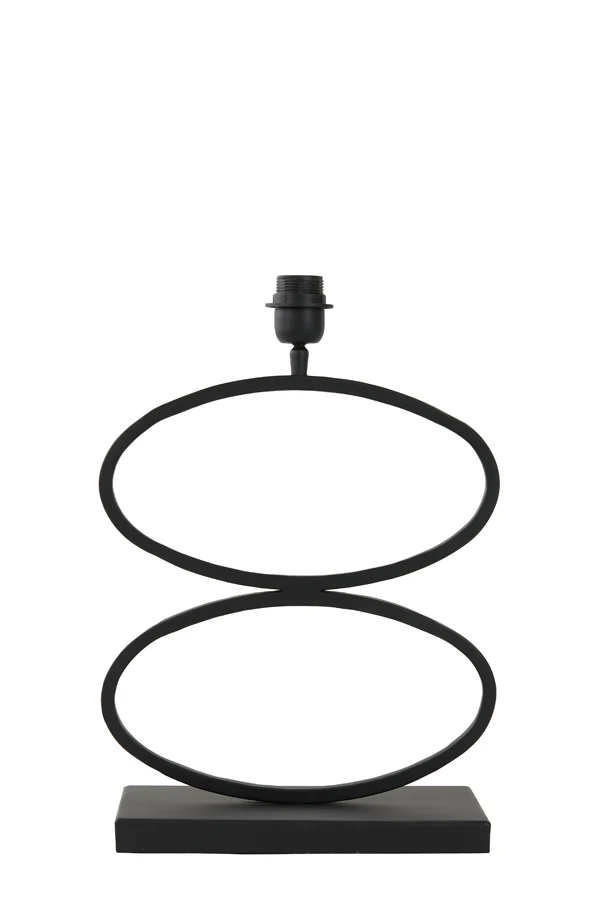 Lamp base 33x17x42 cm STELIUS matt black