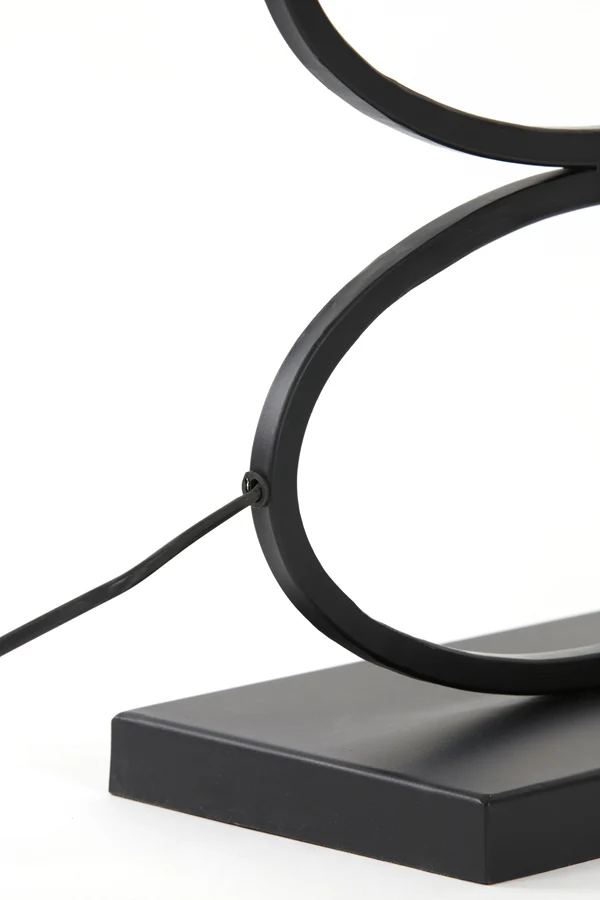 Lamp base 33x17x42 cm STELIUS matt black