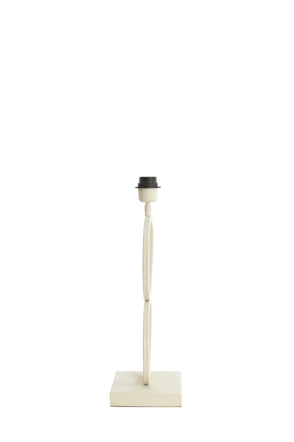 Lamp base 33x17x42 cm STELIUS cream