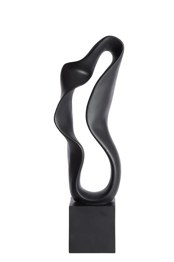 Ornament 21,5x15x69,5 cm NAJAC matt black