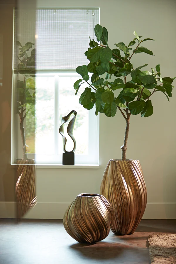 Ornament 21,5x15x69,5 cm NAJAC antique bronze+black