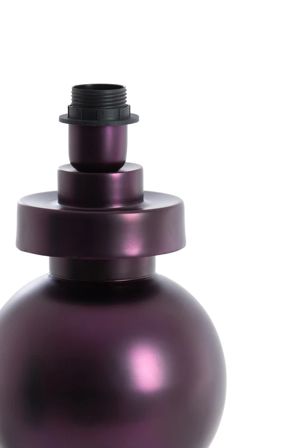 Lamp base 18x47 cm BODIOSA metallic matt purple