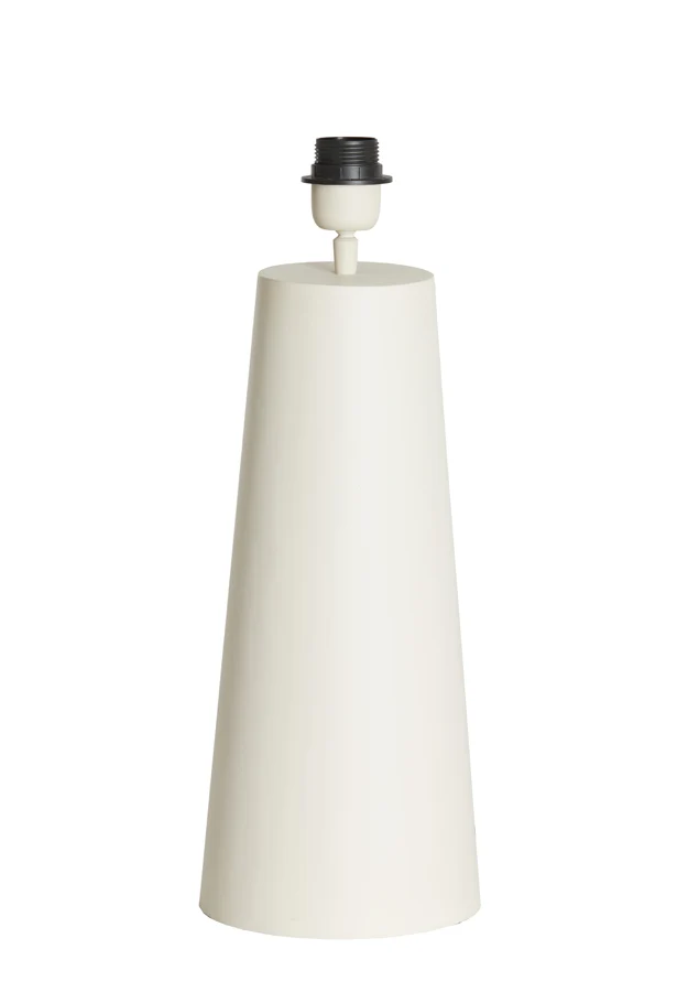 Lamp base 18x43 cm YELOS matt cream