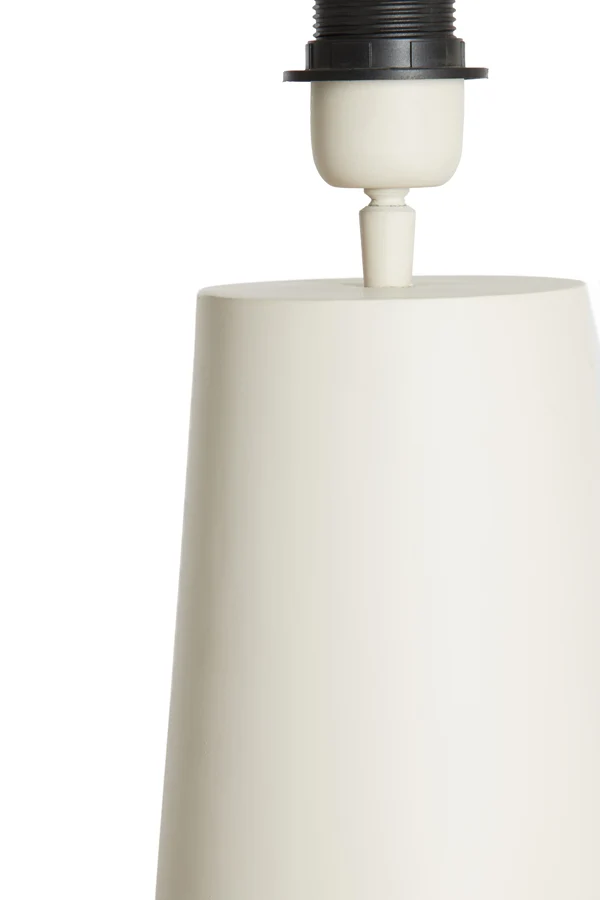 Lamp base 18x43 cm YELOS matt cream