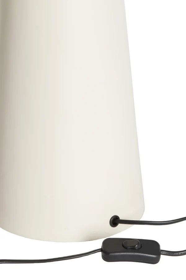 Lamp base 18x43 cm YELOS matt cream