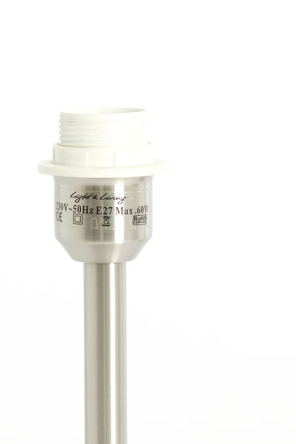 Lamp base 14x39,5 cm WASHINGTON nickel satin