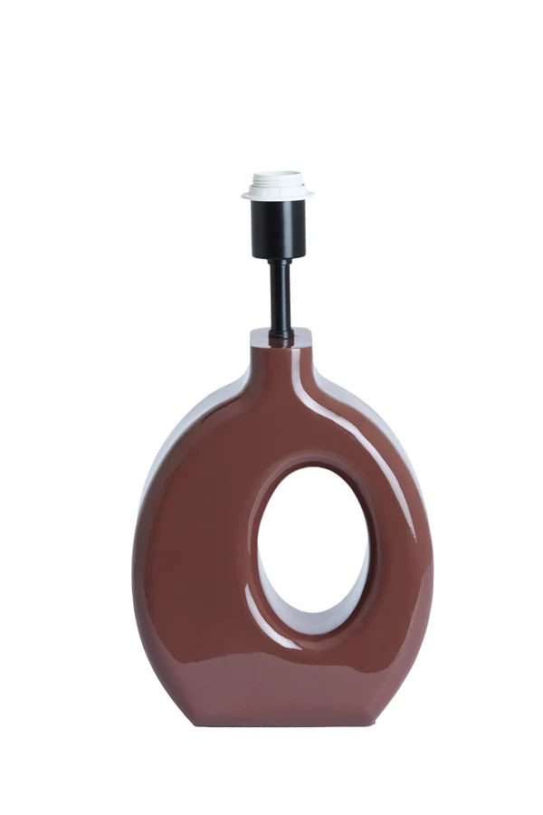 Lamp base 23,5x12x42,5 cm KANTI shiny burgundy
