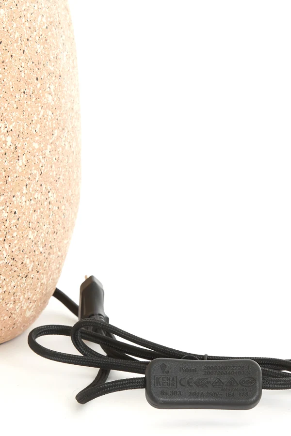 Lamp base 22x51 cm AGADO light pink