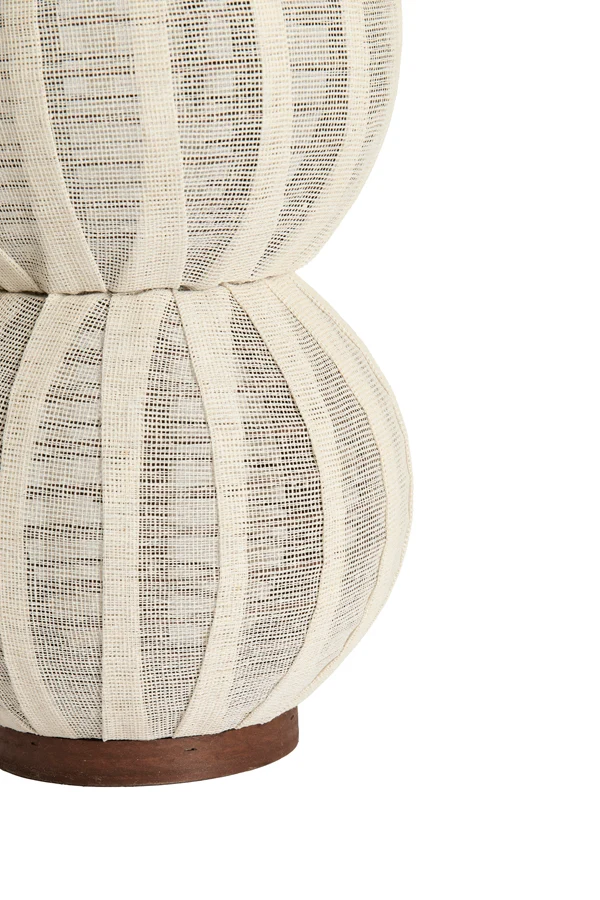 Hurricane 26x54 cm ARBORE linen brown+wood dark brown