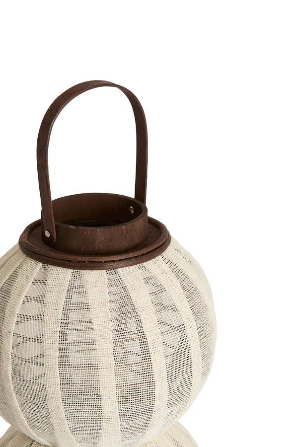 Hurricane 26x54 cm ARBORE linen brown+wood dark brown