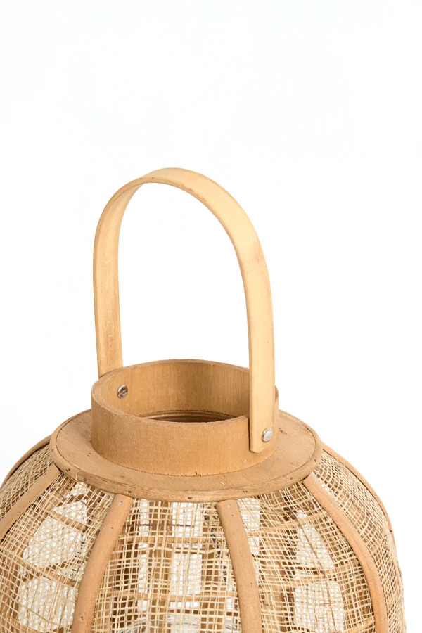 Hurricane 26x35,5 cm CIVENNA raffia natural+wood natural