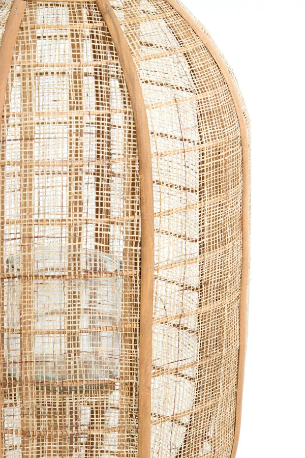 Hurricane 26x35,5 cm CIVENNA raffia natural+wood natural