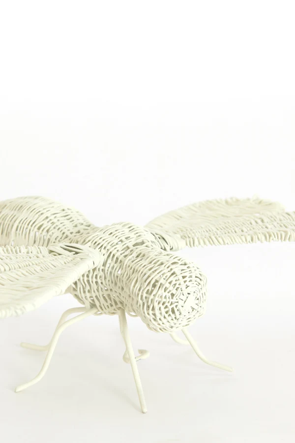 Ornament 29x26,5x6 cm CICADA cream