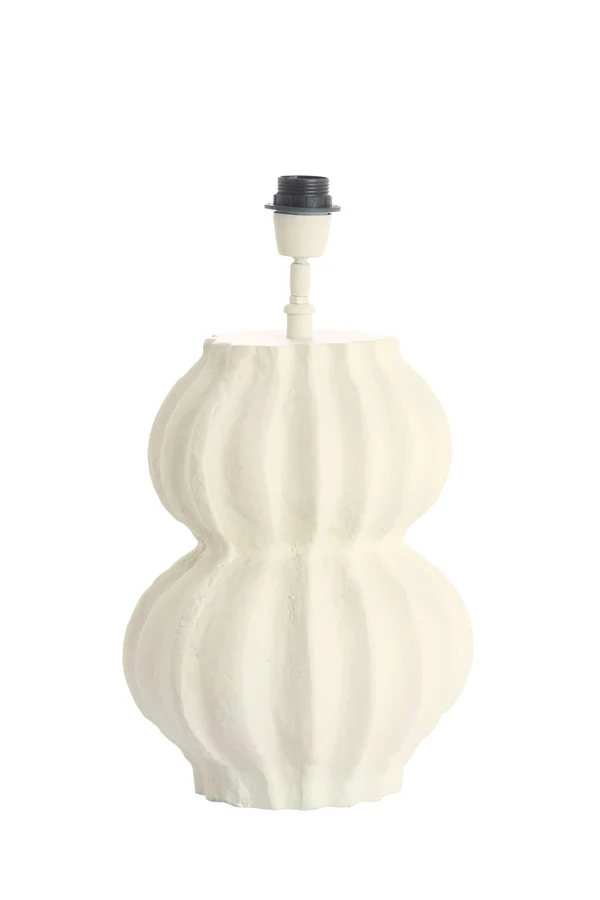 Lamp base 32x30x38 cm KELIAN cream