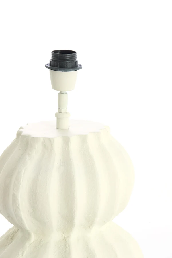 Lamp base 32x30x38 cm KELIAN cream