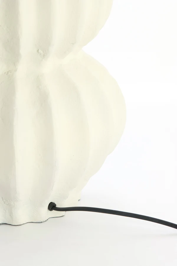 Lamp base 32x30x38 cm KELIAN cream