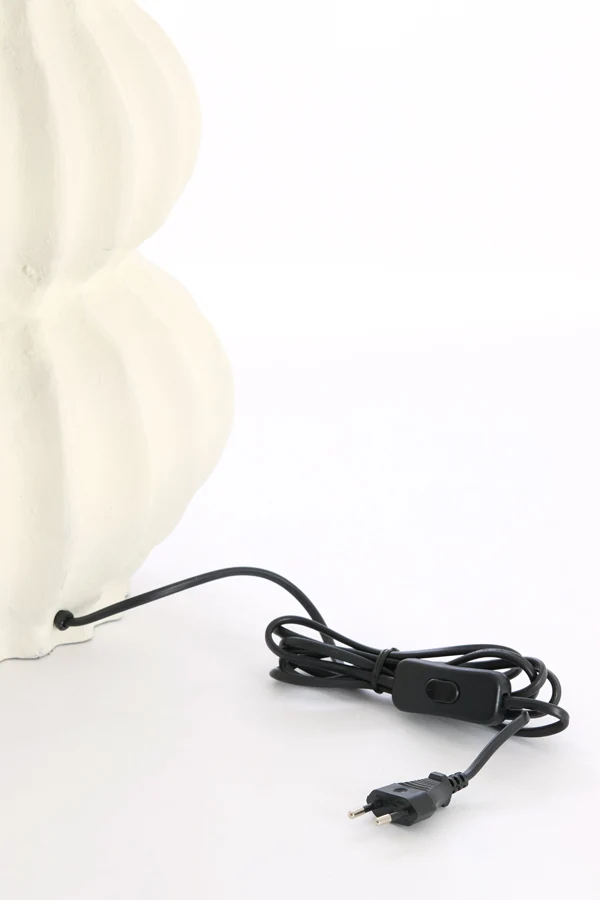 Lamp base 32x30x38 cm KELIAN cream