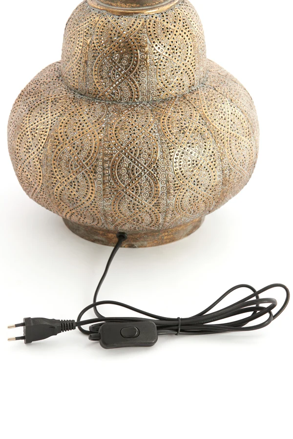 Lamp base 31x41 cm RYOTA brown gold