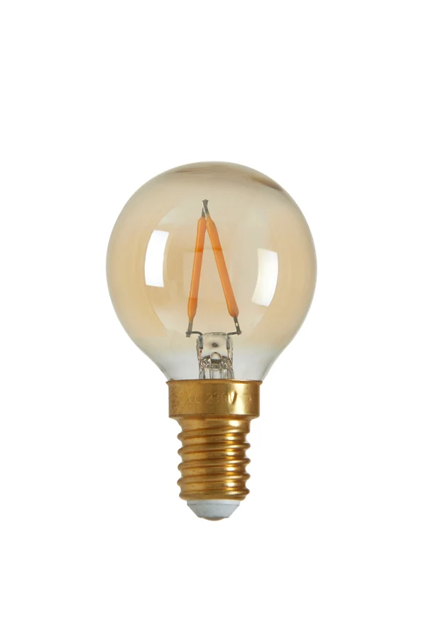 LED spherical 4x7 cm LIGHT 2W amber E14 dimmable