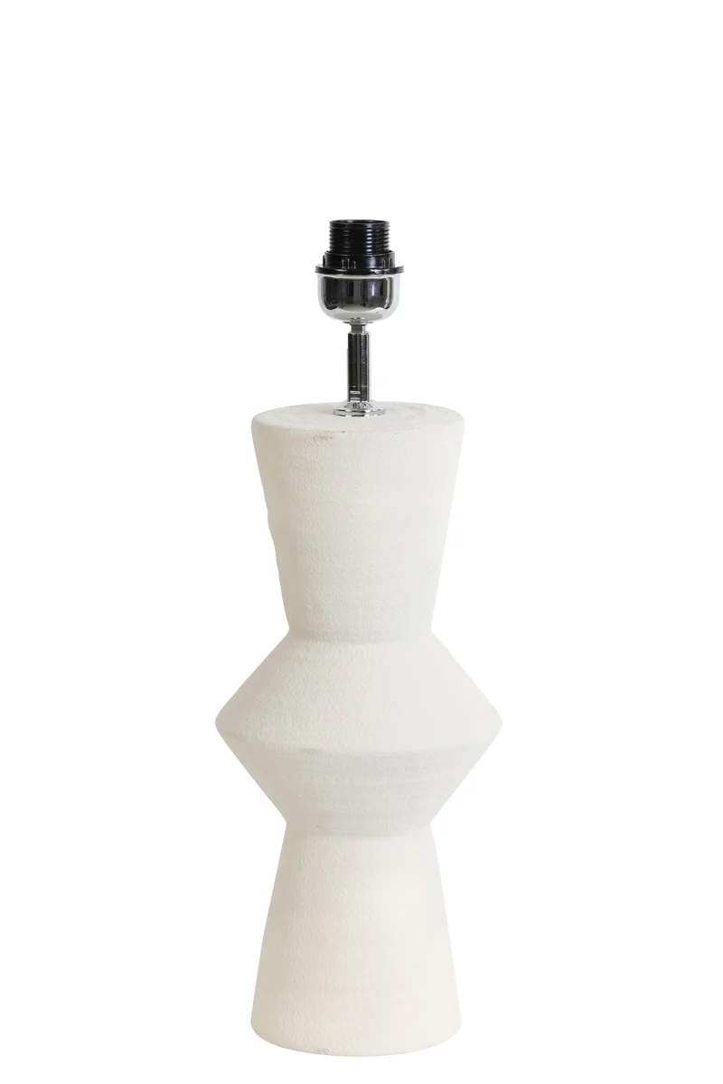 Lamp base 18,5x51 cm AYLA ceramics cream