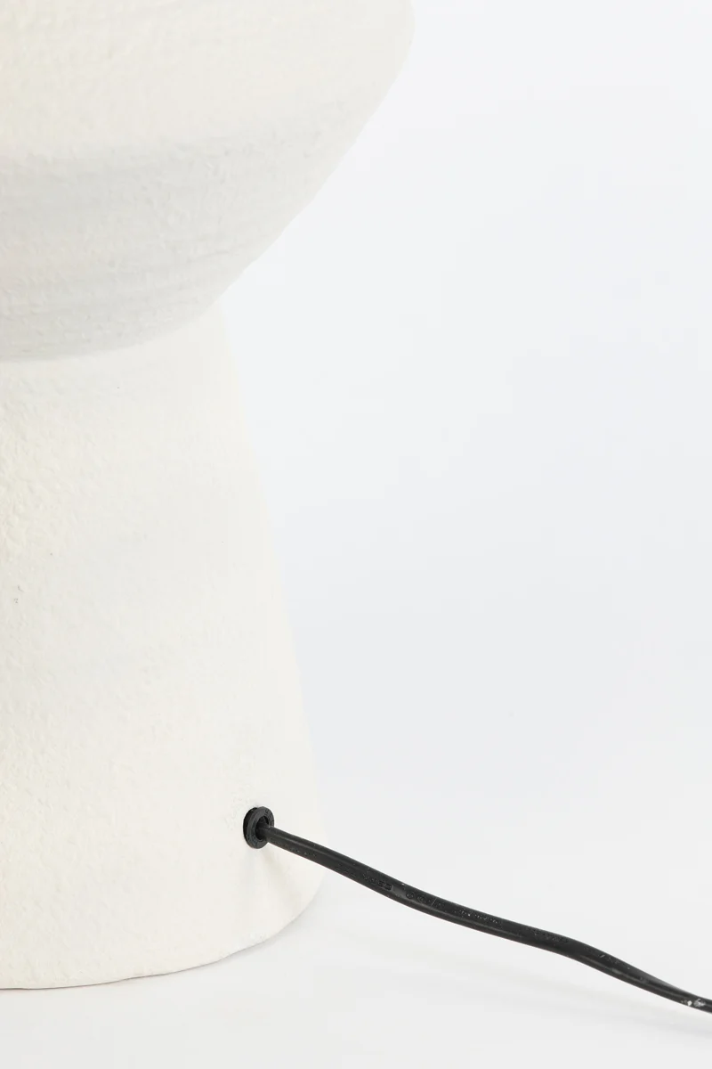 Lamp base 18,5x51 cm AYLA ceramics cream