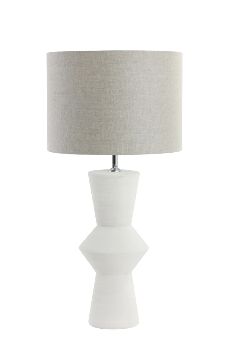 Lamp base 18,5x51 cm AYLA ceramics cream