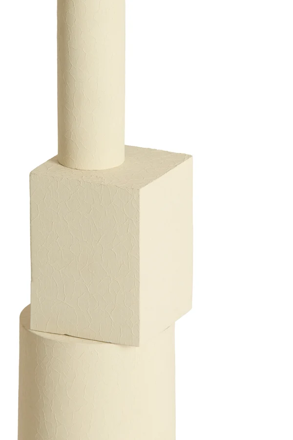 Lamp base 13x50 cm VIVIANE matt cream