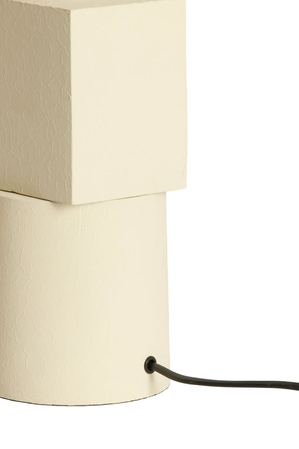Lamp base 13x50 cm VIVIANE matt cream