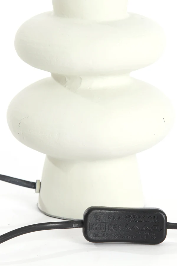 Lamp base 13x20 cm OLONA cream