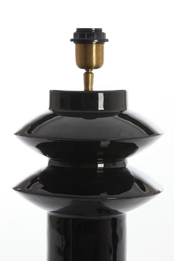 Lamp base 22x26 cm PETCH shiny black